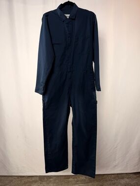 Roebucks Utility Coverall Jumpsuit in Navy Blue Size 40R